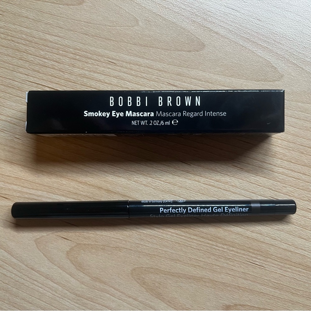Bobbi Brown Smokey Eye Mascara (Black) & Gel Eyeliner (Chocolate Truffle)